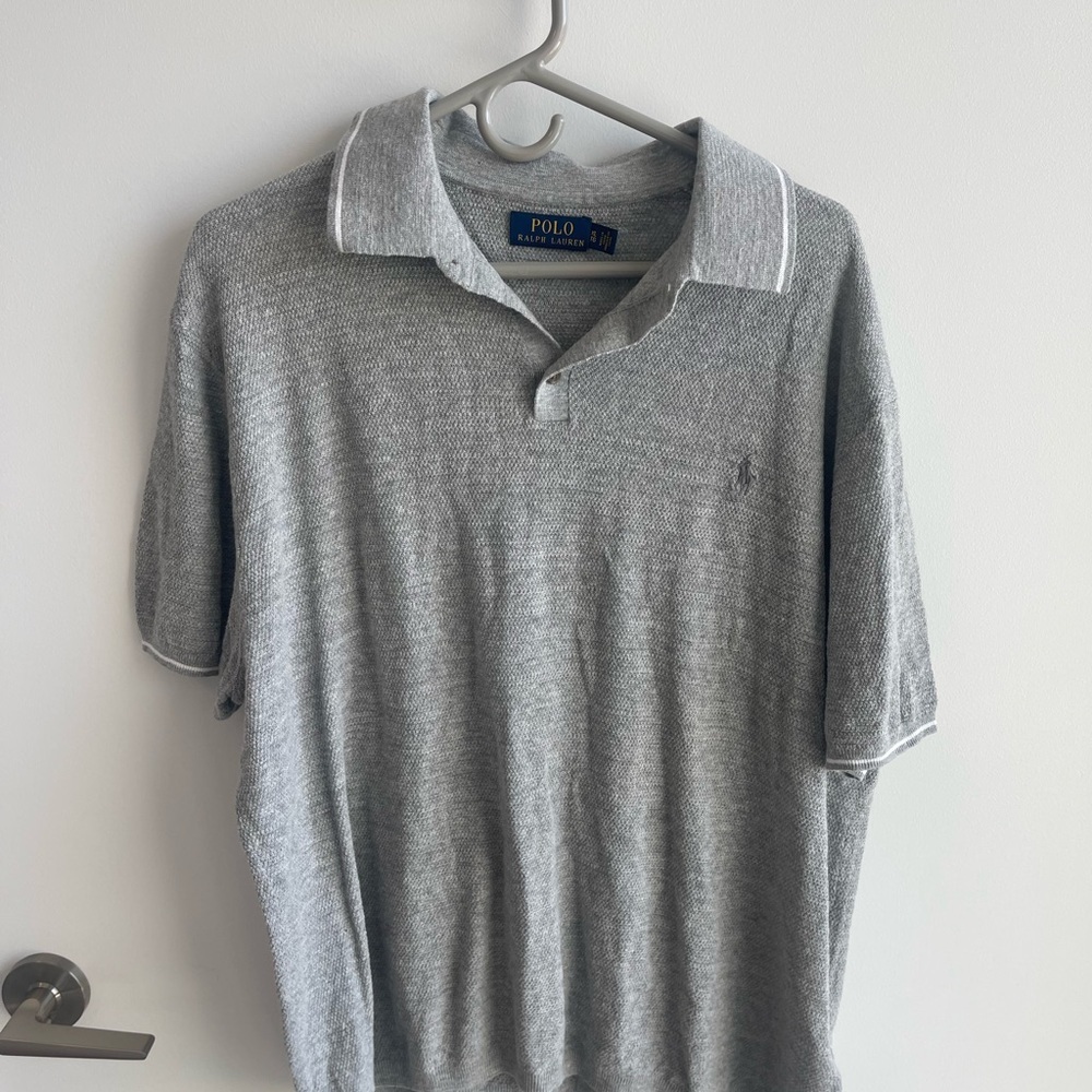 Ralph Lauren Classic Gray Polo Shirt